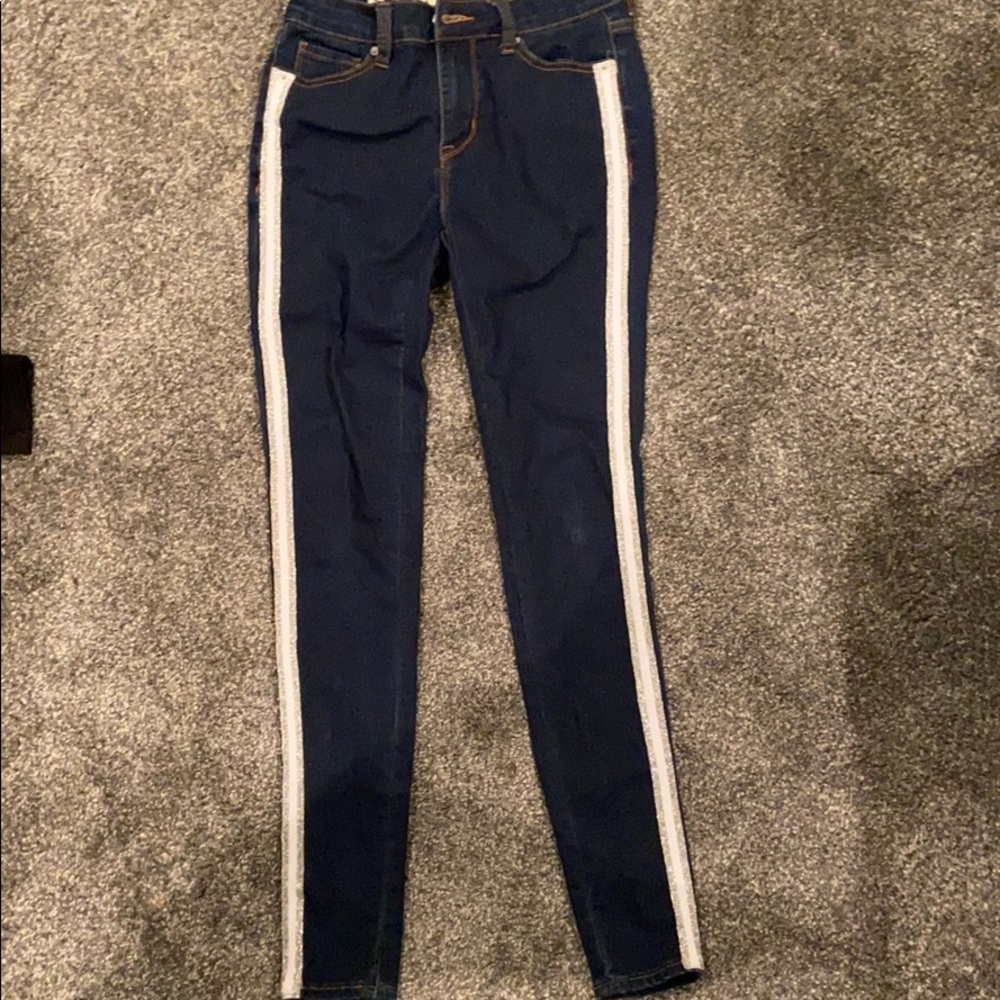 High rise blue Jeggings (lightly worn)